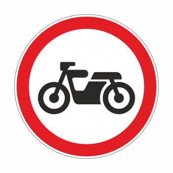 3.5 Движение мотоциклов запрещено